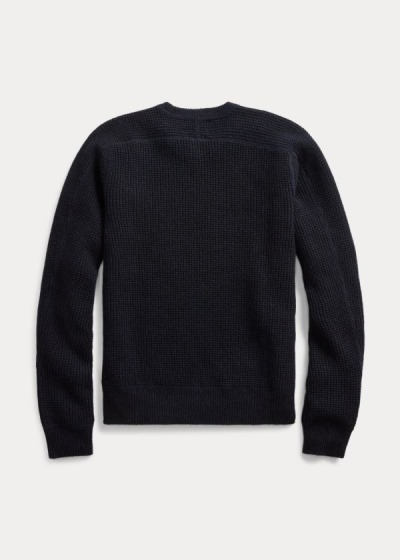 Men's Ralph Lauren Waffle-Knit Cashmere Sweater | 257390CKT